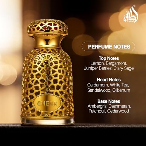 Lattafa Emeer Eau de Parfum for Unisex - 3.4 oz | Alluring Oriental Fragrance Avelisse