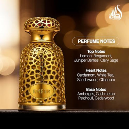 Lattafa Emeer Eau de Parfum for Unisex - 3.4 oz | Alluring Oriental Fragrance Avelisse