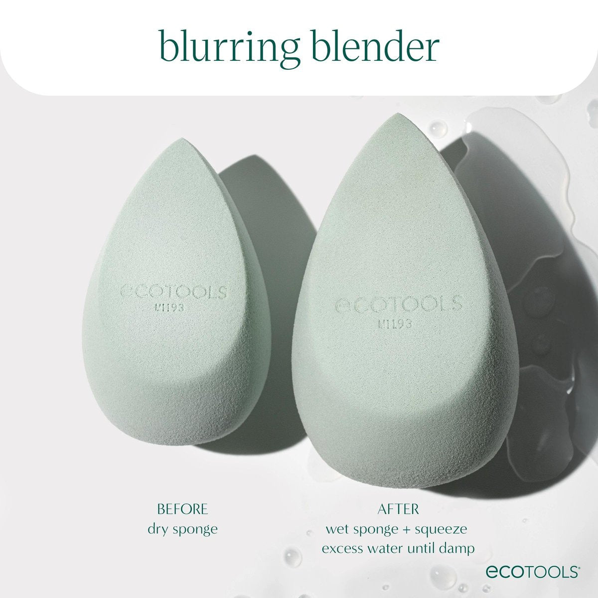 EcoTools Blend + Blur Makeup Brush and Sponge Duo - Eco-Friendly Foundation Brush & Latex-Free Blender for Liquid & Cream Makeup, Vegan & Cruelty Free, 2 Piece Set Avelisse