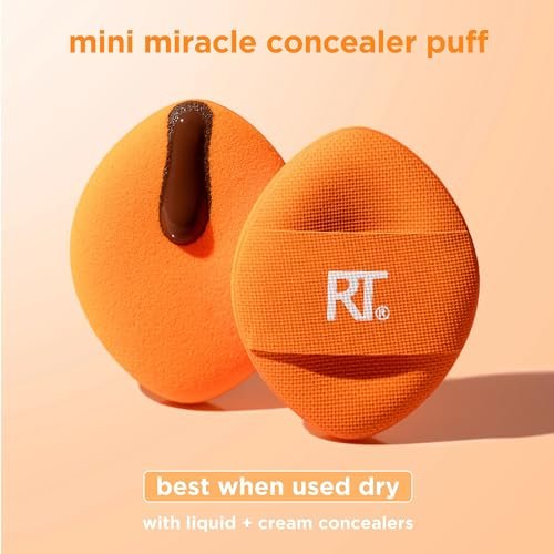 Real Techniques Mini Miracle Concealer Puff Trio – Small Reusable Makeup Puff for Liquid & Cream Foundation & Concealer, Travel-Friendly, Vegan & Cruelty-Free (3 Count) - görsel 10