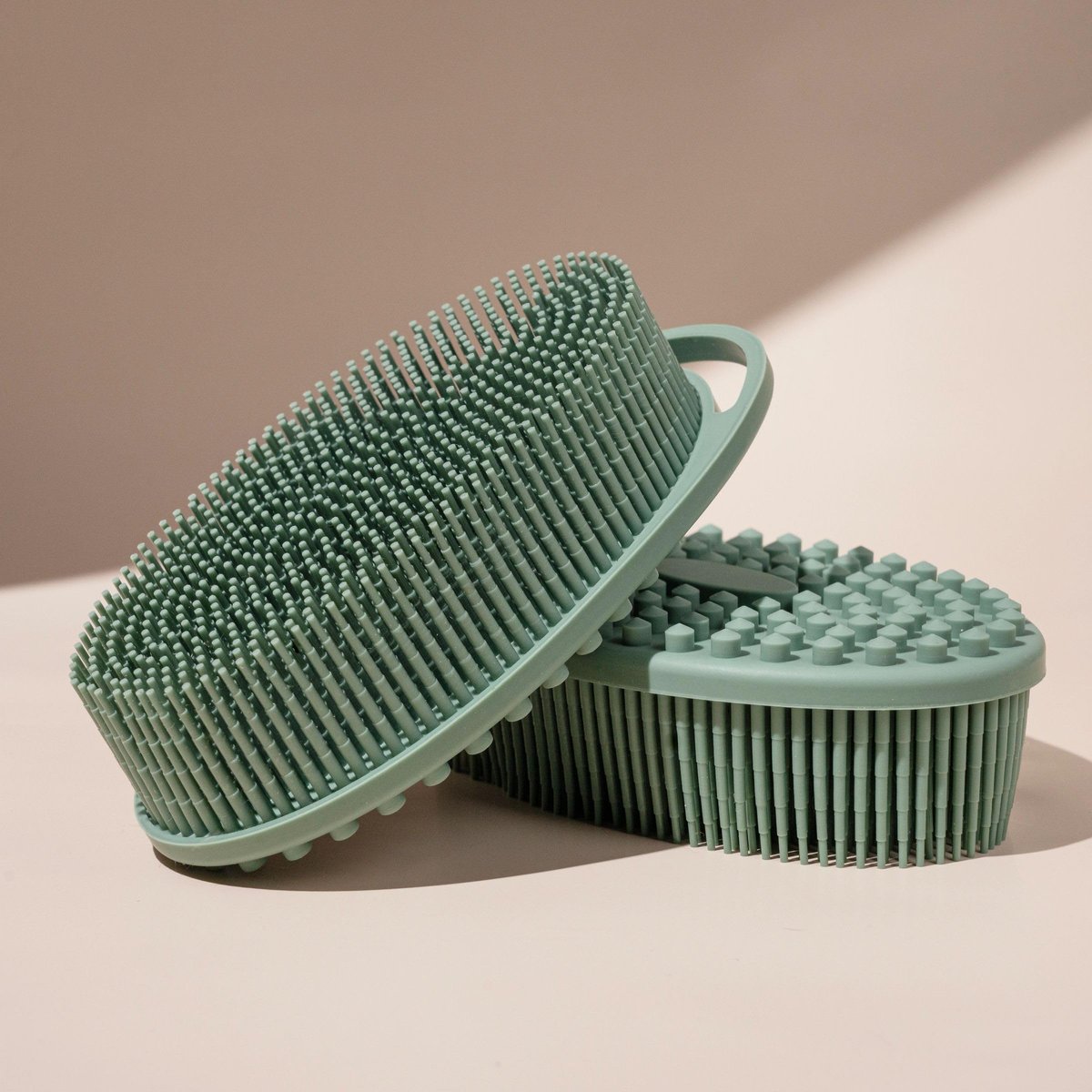 EcoTools Silicone Body Scrubber – Gentle 2-in-1 Exfoliator & Massager, Eco-Friendly, Vegan & Cruelty-Free, Green Avelisse