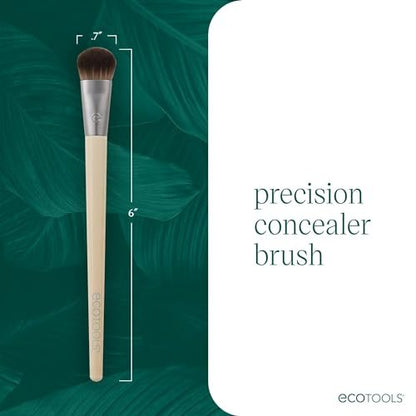EcoTools Precision Concealer Brush - Vegan & Cruelty-Free Makeup Brush for Under Eyes & Imperfections