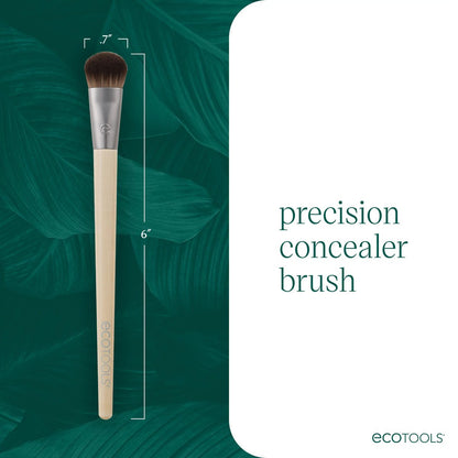 EcoTools Precision Concealer Brush - Vegan & Cruelty-Free Makeup Brush for Under Eyes & Imperfections