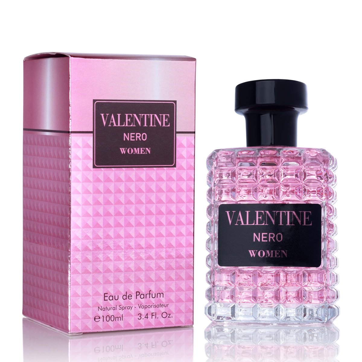 URBAN COLLECTION Valentine for Women Eau De Parfum - Amber Floral Jasmine, Bourbon Vanilla & Woods Oriental-Floral Fragrance with a Modern Twist, 3.4 oz (100ml) Avelisse