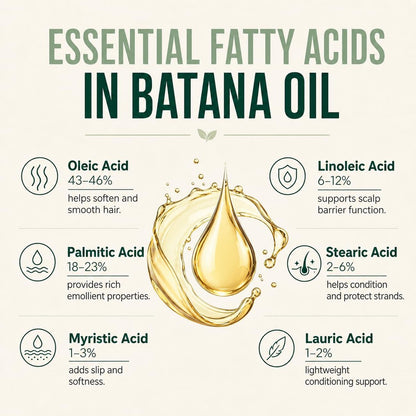 Vitamo 100% Organic Batana Natural Hair Growth Oil – Pure Elaeis Oleifera, Cold Pressed, Dr. Sebi Inspired Scalp & Hair Shine Treatment for Men and Women (4 Fl Oz) Avelisse