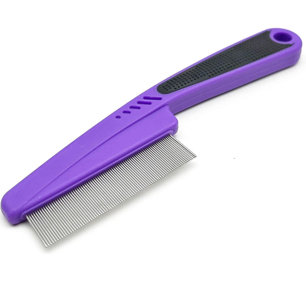 ELFSKIK Stainless Steel Fine Tooth Dandruff Comb - Professional Dandruff Remover for Kids and Adults (Purple) - görsel 3