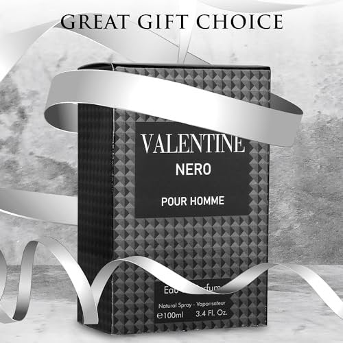 Urban Collection Valentine Nero for Men - Woody Aromatic Eau de Parfum, Masculine Scent with Floral & Mineral Notes, 3.4 Fl Oz - görsel 14