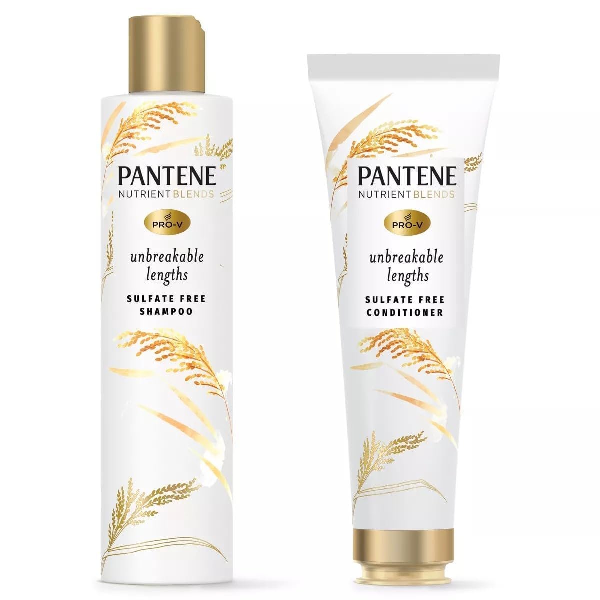 Pantene Nutrient Blends Unbreakable Lengths Shampoo and Conditioner Set – Strengthening Hair Care for Long, Healthy Hair Avelisse