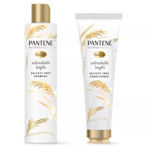 Pantene Nutrient Blends Unbreakable Lengths Shampoo and Conditioner Set – Strengthening Hair Care for Long, Healthy Hair Avelisse
