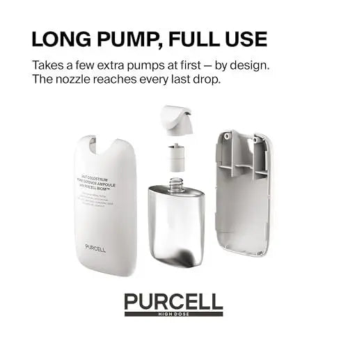 PURCELL 24/7 Colostrum Facial Serum Spray (White) - Ampoule Mist for Glass Skin, Long Hydration, Poreless Smooth Skin, Before & After Makeup, Hyaluronic Acid, For All Skin Types, 1.85 fl oz Avelisse