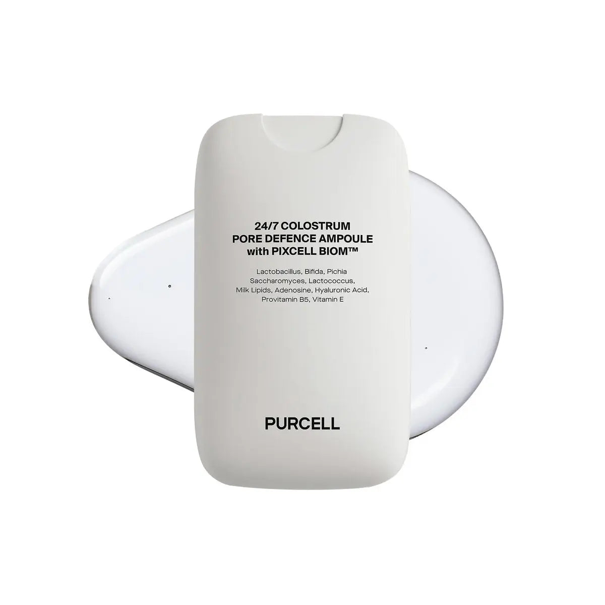 PURCELL 24/7 Colostrum Facial Serum Spray (White) - Ampoule Mist for Glass Skin, Long Hydration, Poreless Smooth Skin, Before & After Makeup, Hyaluronic Acid, For All Skin Types, 1.85 fl oz Avelisse
