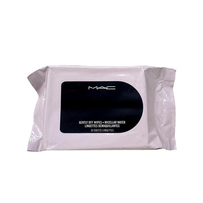 M.A.C Gently Off Wipes + Micellar Water Mini (30 Sheets) – Gentle Face & Eye Makeup Remover Avelisse