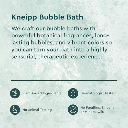 Kneipp Under The Weather Eucalyptus Aromatherapy Bubble Bath – Respiratory Wellness, Vegan, Sulfate Free, 13.5 fl oz Avelisse