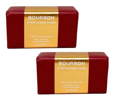 Bath & Body Works Men's Collection Bourbon Cleansing Bar – 2 Pack (5 oz Each) Avelisse