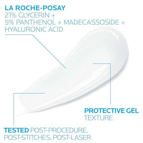 La Roche-Posay Cicaplast Gel B5 - Protective Repair Gel for Cracked, Chapped Skin with Madecassoside and Glycerin, Post-Procedure Care, 1.35 Fl Oz Avelisse