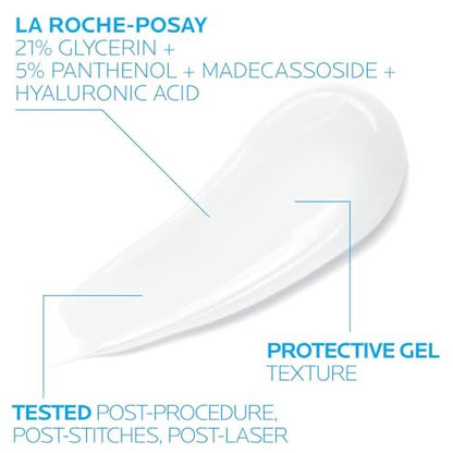 La Roche-Posay Cicaplast Gel B5 - Protective Repair Gel for Cracked, Chapped Skin with Madecassoside and Glycerin, Post-Procedure Care, 1.35 Fl Oz Avelisse
