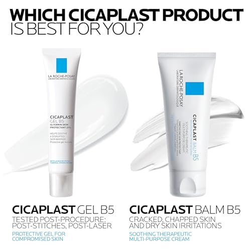 La Roche-Posay Cicaplast Gel B5 - Protective Repair Gel for Cracked, Chapped Skin with Madecassoside and Glycerin, Post-Procedure Care, 1.35 Fl Oz Avelisse