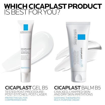 La Roche-Posay Cicaplast Gel B5 - Protective Repair Gel for Cracked, Chapped Skin with Madecassoside and Glycerin, Post-Procedure Care, 1.35 Fl Oz Avelisse