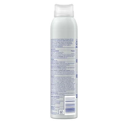 Neutrogena Sport Active Defense SPF 30 Sunscreen Spray – Sweat & Water Resistant Broad Spectrum UVA/UVB Protection, Oxybenzone-Free, 5 oz Avelisse