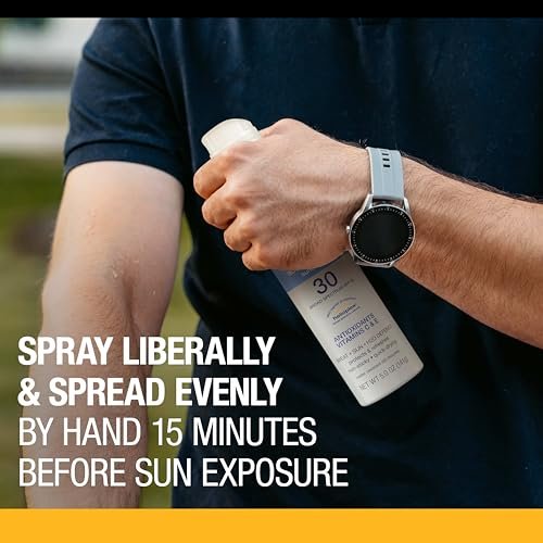 Neutrogena Sport Active Defense SPF 30 Sunscreen Spray – Sweat & Water Resistant Broad Spectrum UVA/UVB Protection, Oxybenzone-Free, 5 oz Avelisse