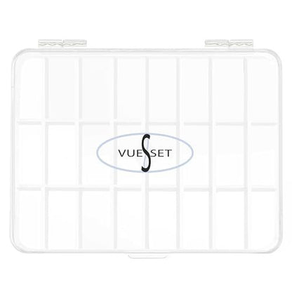 Vueset Tahiti Empty Lipstick Palette Case – Transparent Depotting Container for Custom Makeup Organization Avelisse