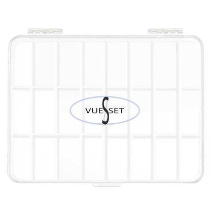 Vueset Tahiti Empty Lipstick Palette Case – Transparent Depotting Container for Custom Makeup Organization Avelisse