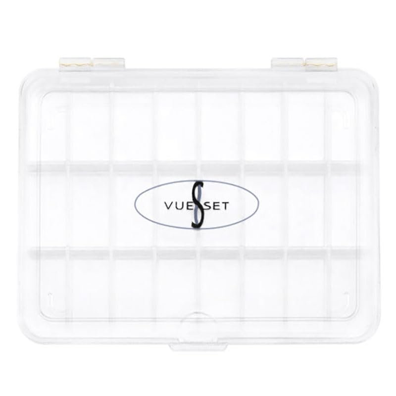Vueset Tahiti Empty Lipstick Palette Case – Transparent Depotting Container for Custom Makeup Organization Avelisse
