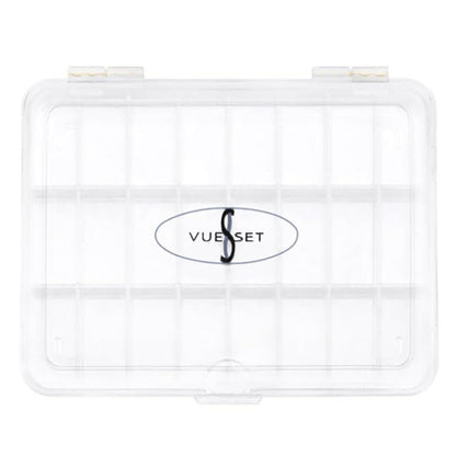 Vueset Tahiti Empty Lipstick Palette Case – Transparent Depotting Container for Custom Makeup Organization Avelisse