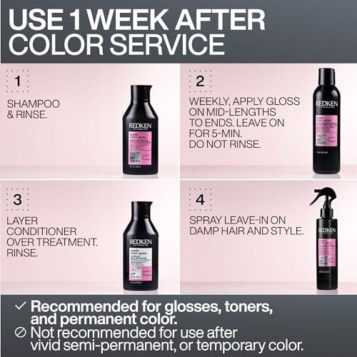 Redken Acidic Color Gloss Glass Gloss Treatment for Color-Treated Hair - 8 Fl Oz - görsel 6