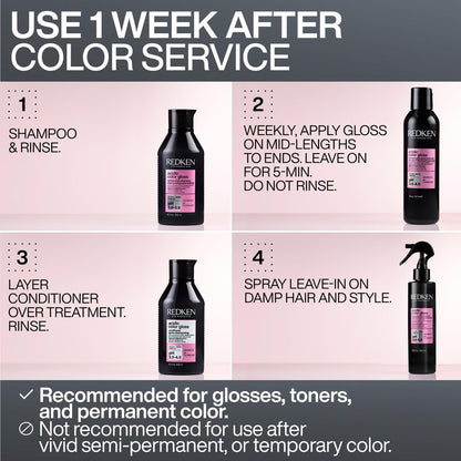 Redken Acidic Color Gloss Glass Gloss Treatment for Color-Treated Hair - 8 Fl Oz