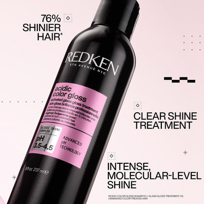 Redken Acidic Color Gloss Glass Gloss Treatment for Color-Treated Hair - 8 Fl Oz
