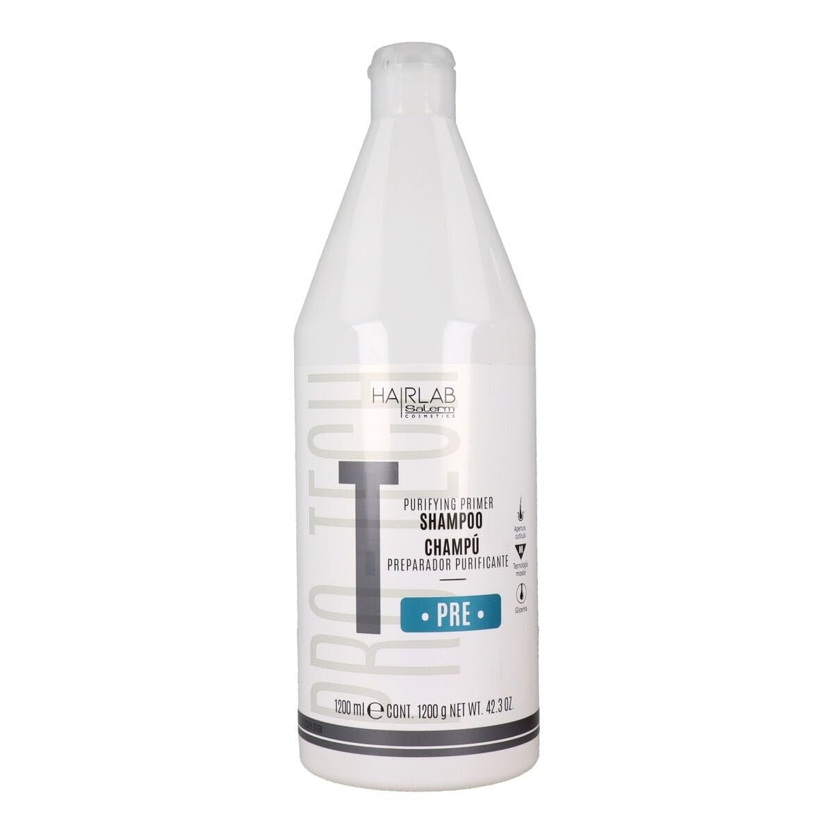 Salerm Hair Lab Primer Purifying Shampoo – Professional Salon Formula, 42.3 oz (1200 ml) - görsel 1