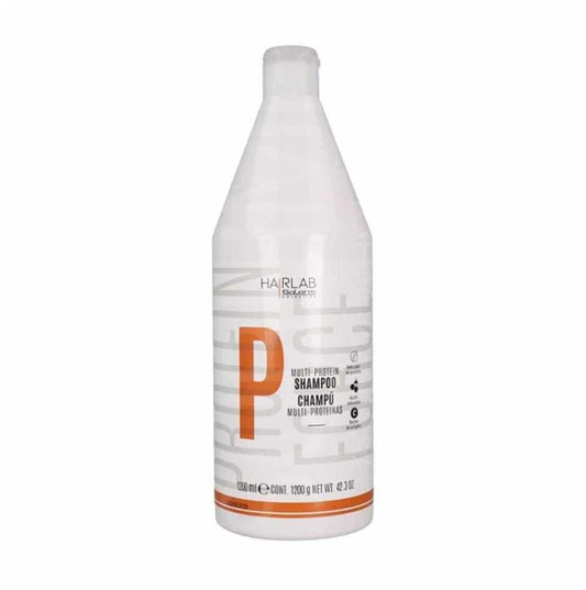 Salerm Hairlab Multi-Protein Shampoo Fortifying Formula with Hydrolyzed Keratin – 42.3 oz Professional Size Avelisse