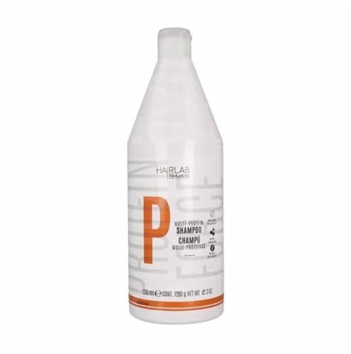 Salerm Hairlab Multi-Protein Shampoo Fortifying Formula with Hydrolyzed Keratin – 42.3 oz Professional Size Avelisse