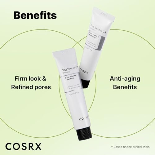 COSRX Retinol 0.3% Cream - Anti-Aging Eye & Neck Cream for Firm Skin, Reduces Wrinkles & Fine Lines - Gentle Daily Korean Skincare, 0.67 oz - görsel 6