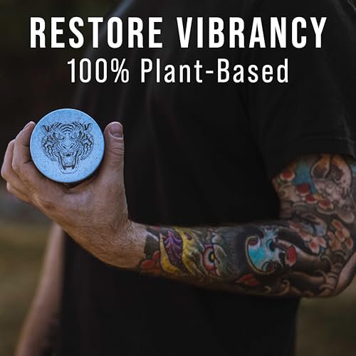 VITIUM Tattoo Butter Aftercare Balm 5oz – Vegan, Brightens & Heals New & Old Tattoos, Signature Tropical Italian Scent, Shea, Mango, Calendula, No Petroleum, Made in Italy Avelisse