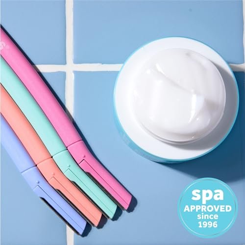 Bliss Dermaplaning Tools - Disposable Facial Exfoliator & Eyebrow Razor - 2 Pack (16 Count) Avelisse