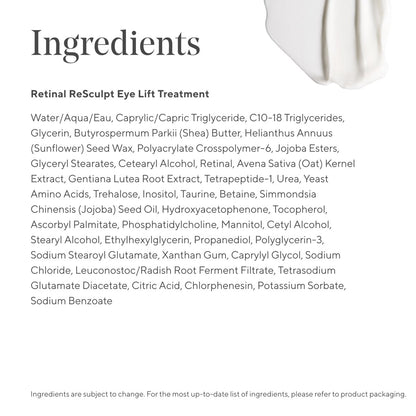 Murad Retinal ReSculpt Eye Lift Treatment - Age-Defying Eye Cream with Encapsulated Retinal, Gentian Root & Oat-Firming Film for Youthful Eyes - Tightens Droopy Lids & Under-Eye Bags - 0.5 Fl Oz Avelisse
