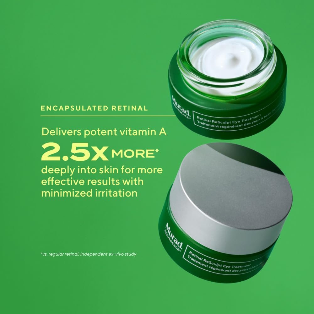 Murad Retinal ReSculpt Eye Lift Treatment - Age-Defying Eye Cream with Encapsulated Retinal, Gentian Root & Oat-Firming Film for Youthful Eyes - Tightens Droopy Lids & Under-Eye Bags - 0.5 Fl Oz Avelisse