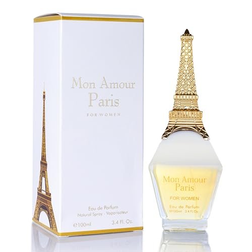 Mon Amour Paris for Women Eau De Parfum - Floral & Fruity Fragrance with Ylang-Ylang, Damascus Rose & Jasmine - Classy & Elegant Perfume for Daily Wear & Special Occasions - 100ml (3.4 Fl Oz) Avelisse