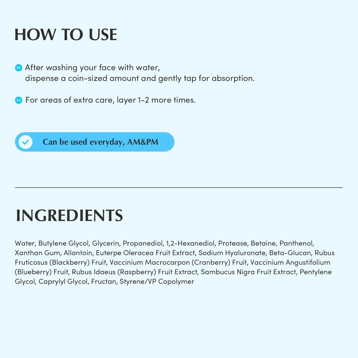 EQQUALBERRY Swimming Pool Toner - Korean Exfoliating & Hydrating Toner with Natural Enzyme Protease & Hyaluronic Acid for Sensitive Skin, 10.14 Fl Oz (300ml) Avelisse