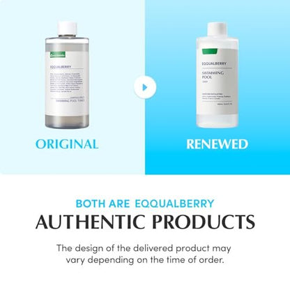 EQQUALBERRY Swimming Pool Toner - Korean Exfoliating & Hydrating Toner with Natural Enzyme Protease & Hyaluronic Acid for Sensitive Skin, 10.14 Fl Oz (300ml) Avelisse