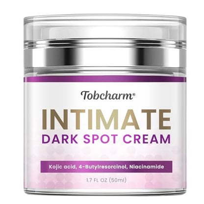 Tobcharm Skin Bleaching Cream for Intimate Areas - Whitening & Lightening Cream for Inner Thigh, Bikini Line, Underarms, and Sensitive Areas (168g)