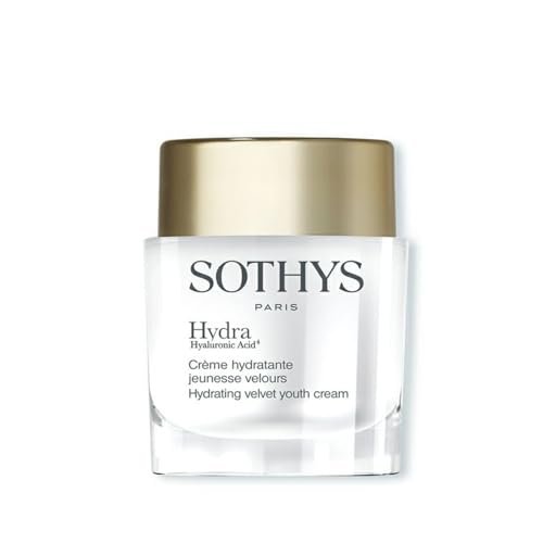 SOTHYS Hydrating Velvet Youth Cream with Hyaluronic Acid – Face Moisturizer for Normal to Dry Skin, 1.69 Fl Oz Avelisse