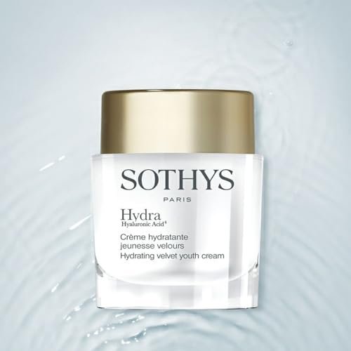 SOTHYS Hydrating Velvet Youth Cream with Hyaluronic Acid – Face Moisturizer for Normal to Dry Skin, 1.69 Fl Oz Avelisse