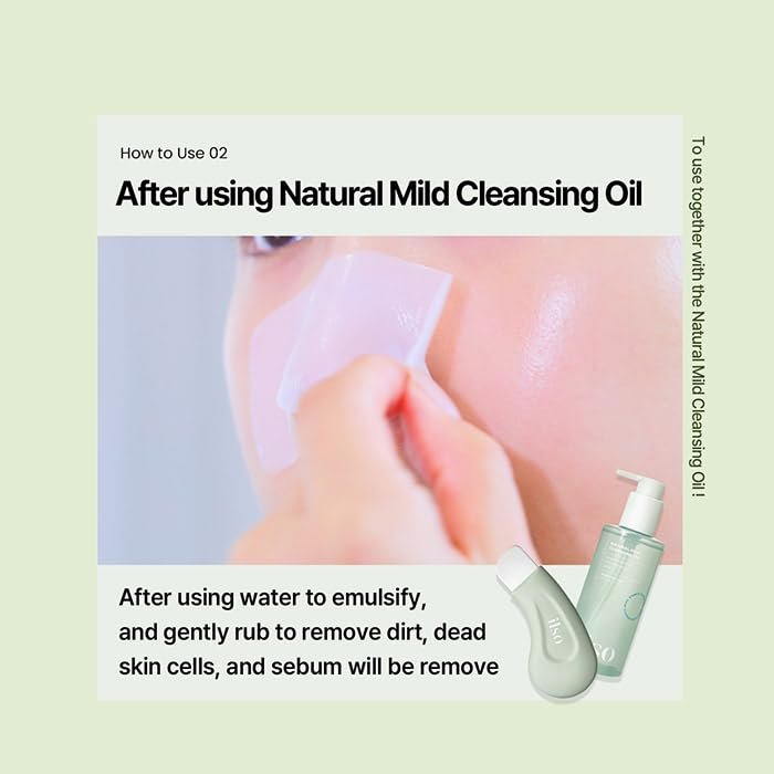 ILSO Deep Clean Master - Professional Blackhead Remover Tool, Safe Silicone, Use with Mud Cream & Cleansing Oil - görsel 5
