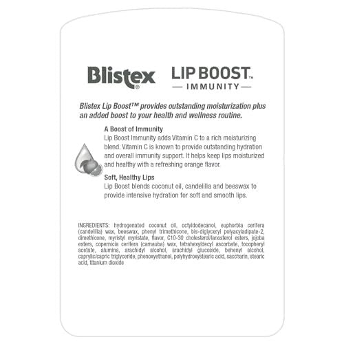 Blistex Lip Boost Immunity Intensive Hydration Vitamin C Moisturizer (Pack of 2) - görsel 6