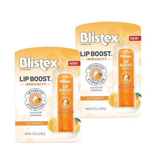 Blistex Lip Boost Immunity Intensive Hydration Vitamin C Moisturizer (Pack of 2)