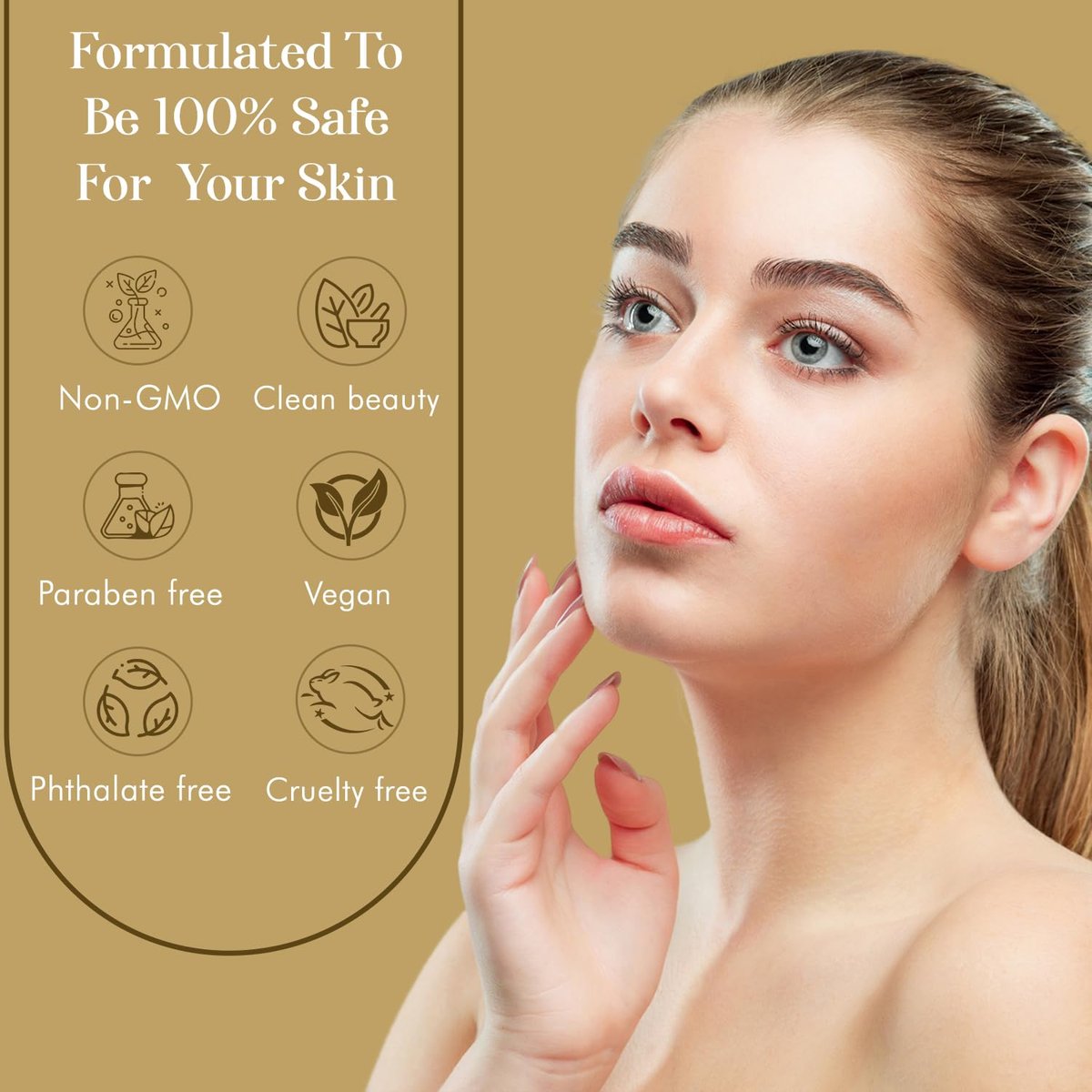 Clear Beauty 24K Gold & Collagen Night Cream – Firming & Hydrating Face Moisturizer for Smooth, Youthful Skin – Dermatologist Tested, Korean Skincare, 1.69 Fl Oz - görsel 9