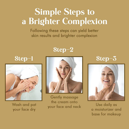 Clear Beauty 24K Gold & Collagen Night Cream – Firming & Hydrating Face Moisturizer for Smooth, Youthful Skin – Dermatologist Tested, Korean Skincare, 1.69 Fl Oz